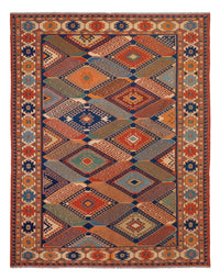 Tapis Kelim - Oriental - Soumak - 272 x 205 cm - multicolore