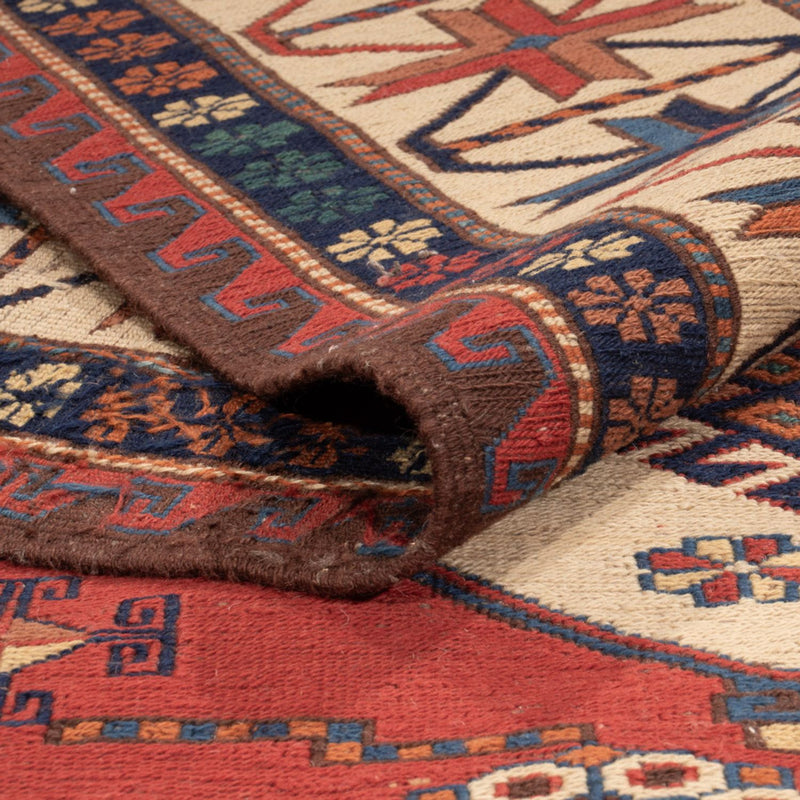 Kelim Teppich - Oriental - Soumak - 282 x 204 cm - rot
