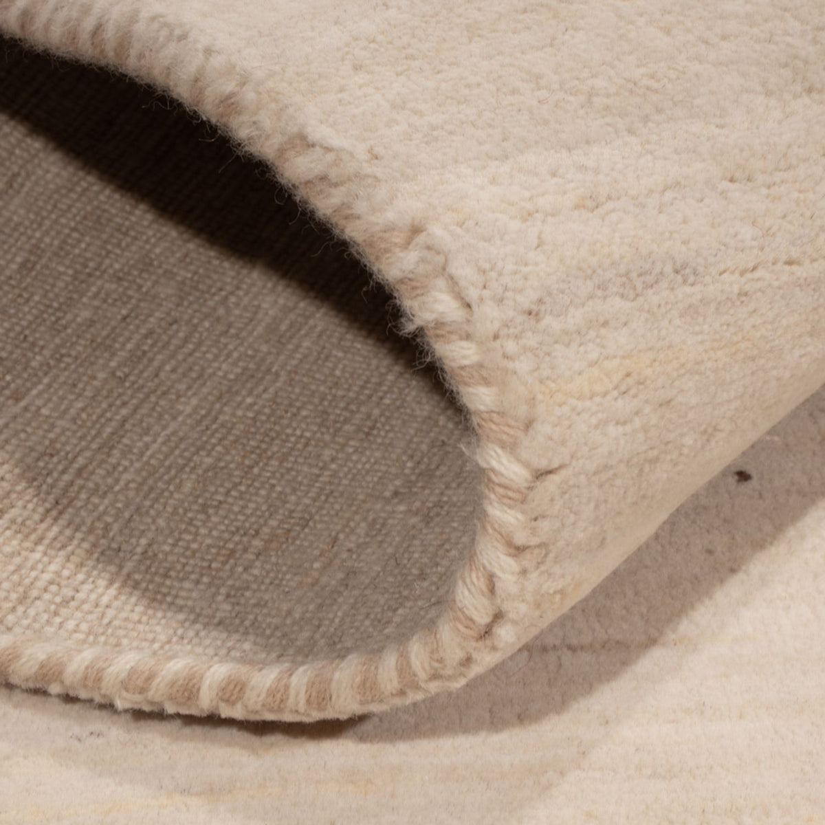 Gabbeh Teppich - Loribaft Indus - 145 x 106 cm - creme