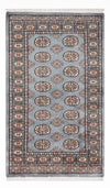 Tapis Pakistani 93x152cm - Tapis oriental - Rectangle / Bleu clair / 93 x 152 cm Rectangle