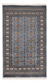 Tappeto Pakistani 93x156cm - Tappeto orientale - Rettangolo / Blu chiaro / 93 x 156 cm Rettangolo