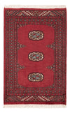 Tapis Pakistani 61x90cm - Tapis oriental - rouge - Rectangle / Rouge / 61 x 90 cm Rectangle