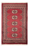 Pakistan Teppich 83x129cm - Orientteppich - Rechteckig / Rot / 83 x 129 cm Rechteckig