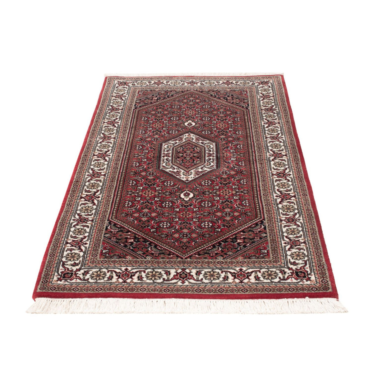 Orientteppich - Bidjar - Indus - 141 x 73 cm - dunkelbeige
