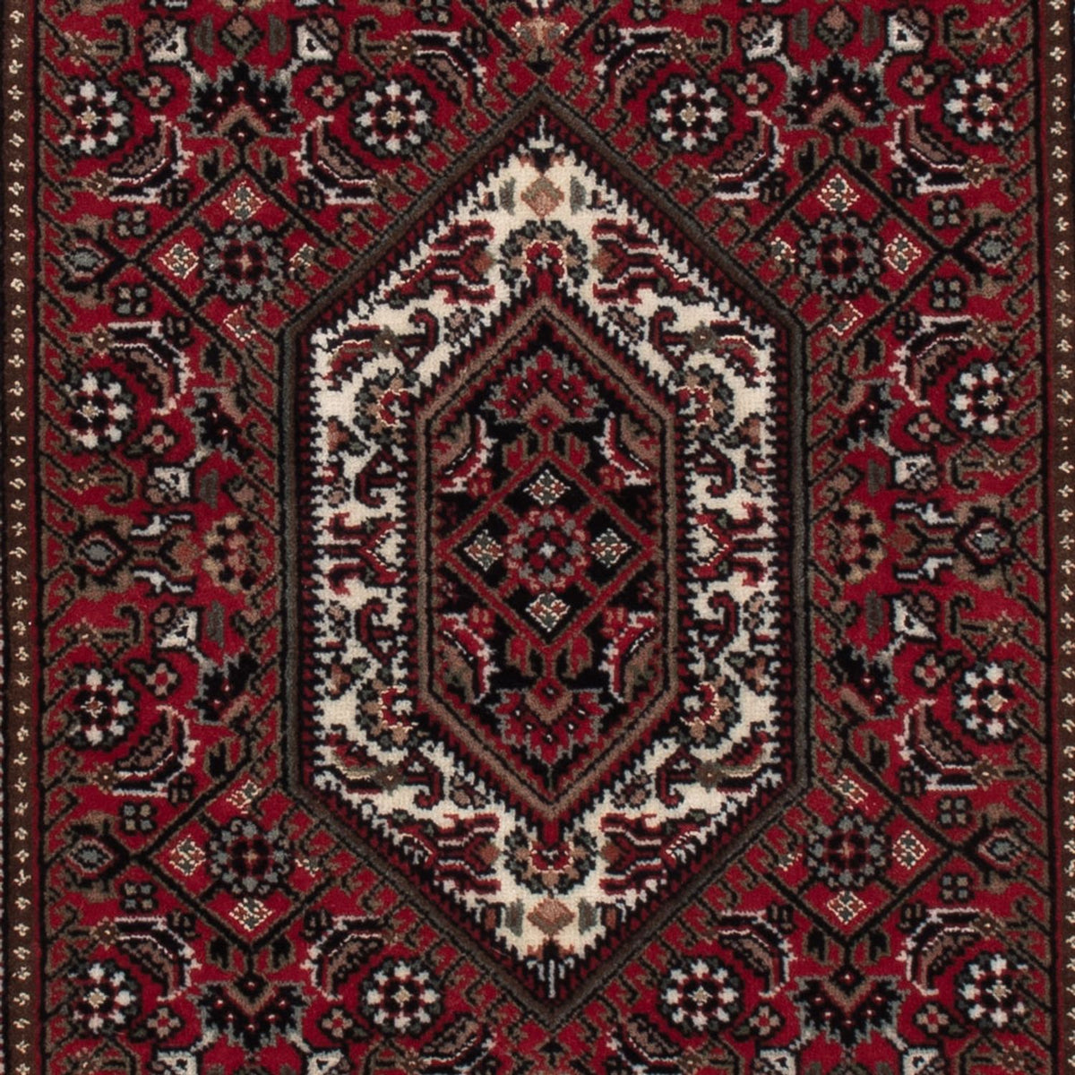 Orientteppich - Bidjar - Indus - 143 x 73 cm - dunkelbeige