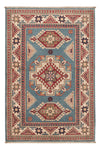 Kazak Teppich 96x146cm - Orientteppich - hellblau - Rechteckig / Hellblau / 96 x 146 cm Rechteckig