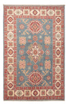 Kazak Tapis 98x150cm - Tapis oriental - Rectangle / Bleu clair / 98 x 150 cm Rectangle