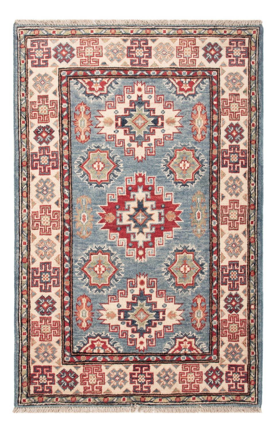 Ziegler Teppich - Kazak - 128 x 82 cm - hellblau