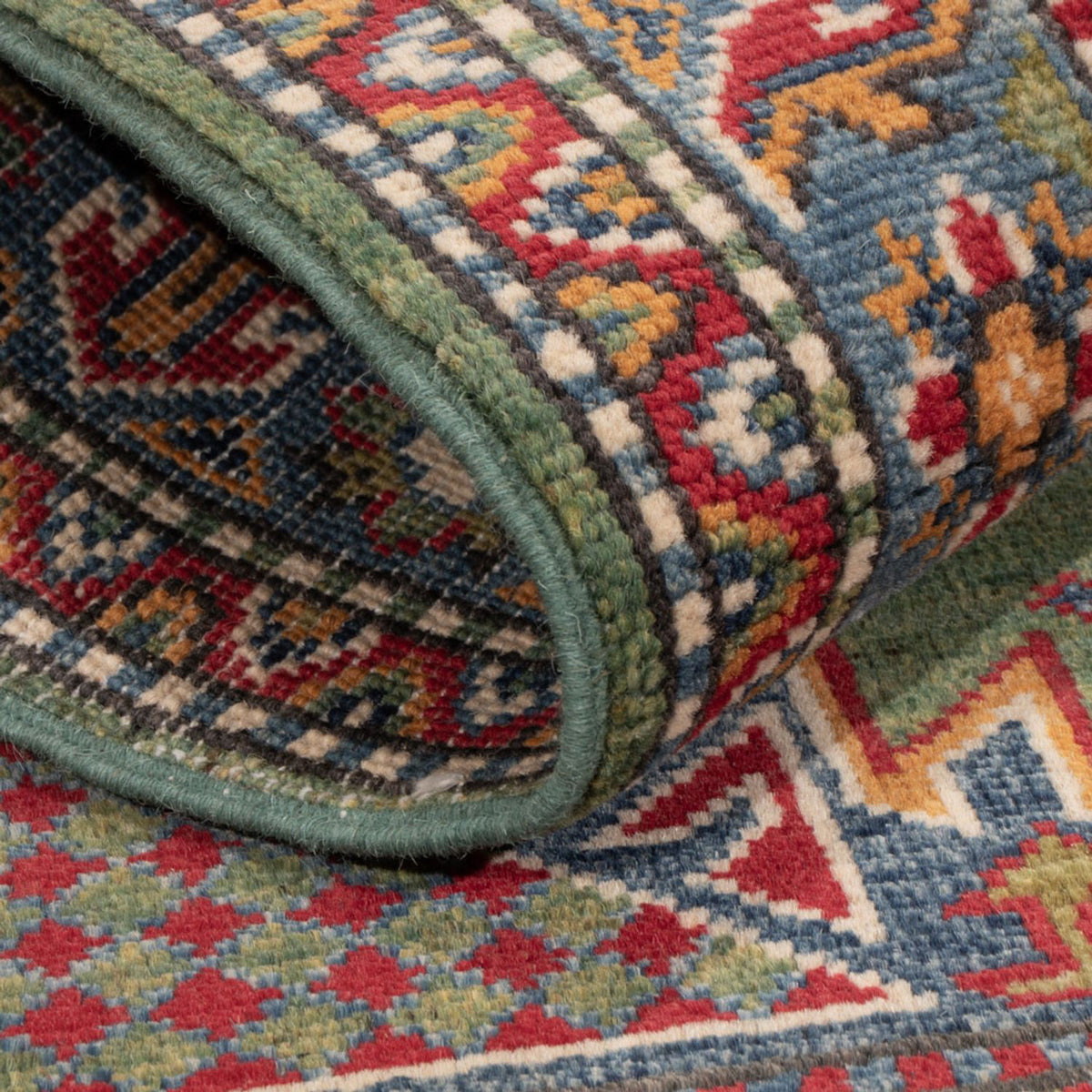 Ziegler Teppich - Kazak - 144 x 101 cm - grün