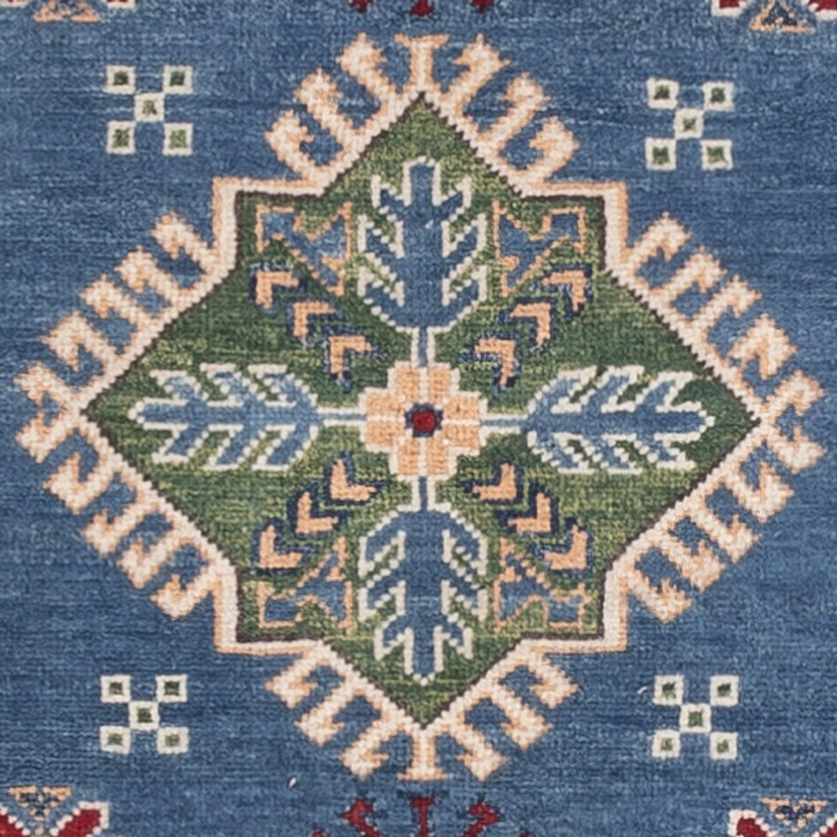 Ziegler Teppich - Kazak - 142 x 101 cm - blau