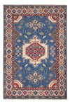 Kazak Tapis 122x183cm - Tapis oriental - Rectangle / Bleu / 122 x 183 cm Rectangle
