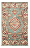 Kazak Teppich 76x120cm - Orientteppich - Rechteckig / Türkis / 76 x 120 cm Rechteckig