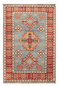 Tapis Ziegler - Kazak - 88 x 59 cm - bleu clair