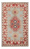 Kazak Tapis 60x96cm - Tapis oriental - bleu clair - Rectangle / Bleu clair / 60 x 96 cm Rectangle