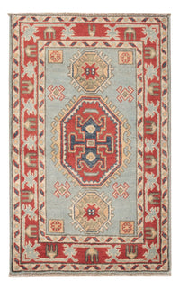 Tapis Ziegler - Kazak - 96 x 60 cm - bleu clair