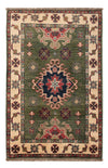 Kazak Tappeto 60x94cm - Tappeto orientale - Rettangolo / Verde / 60 x 94 cm Rettangolo