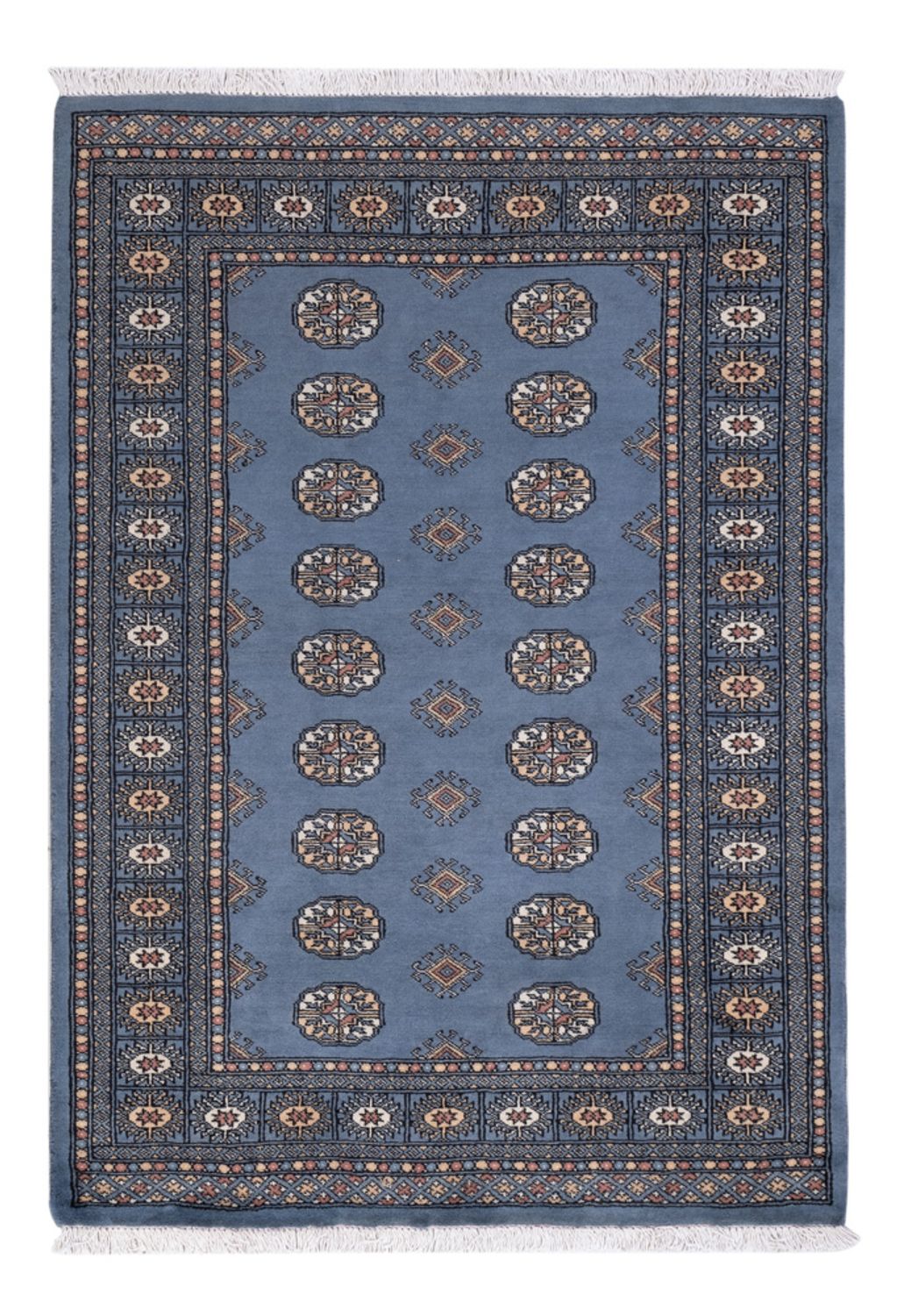 Pakistan Teppich - 185 x 125 cm - blau