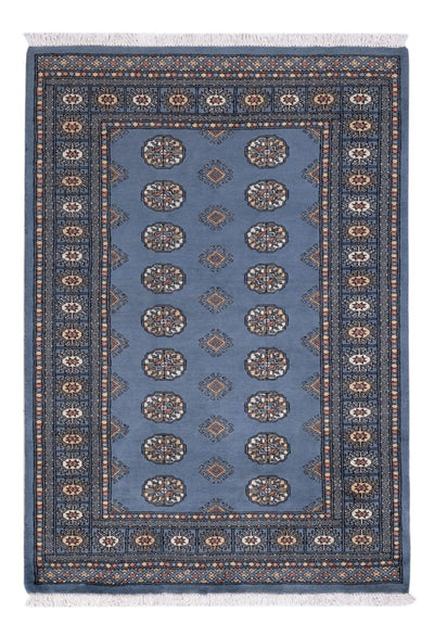 Pakistan Teppich 125x185cm - Orientteppich - blau