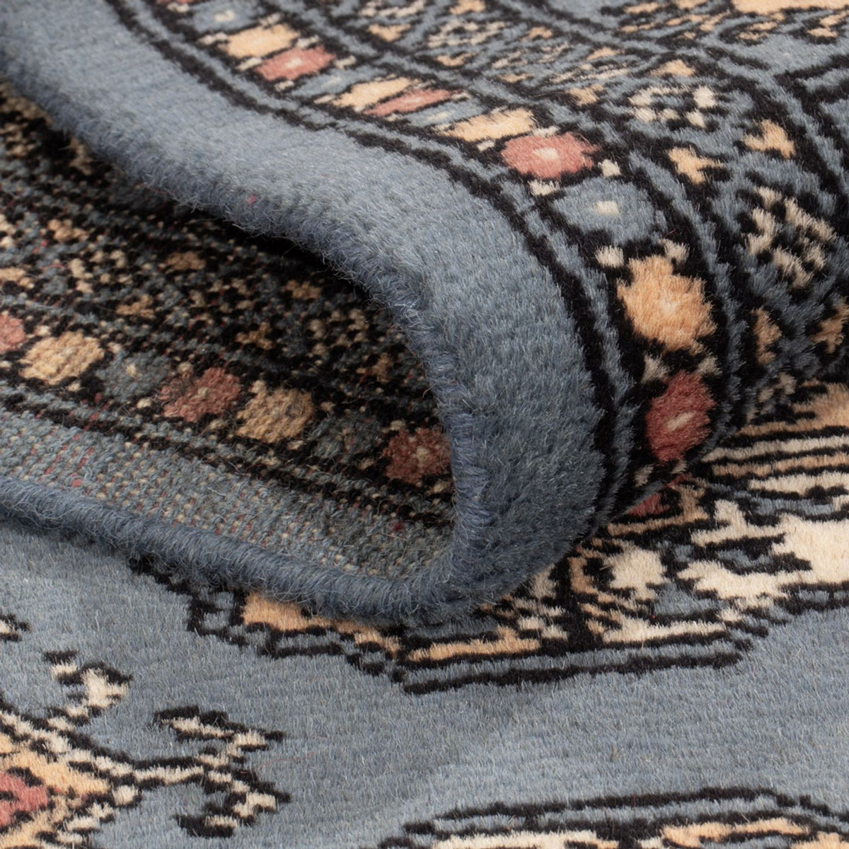 Pakistan Teppich - 183 x 124 cm - blau