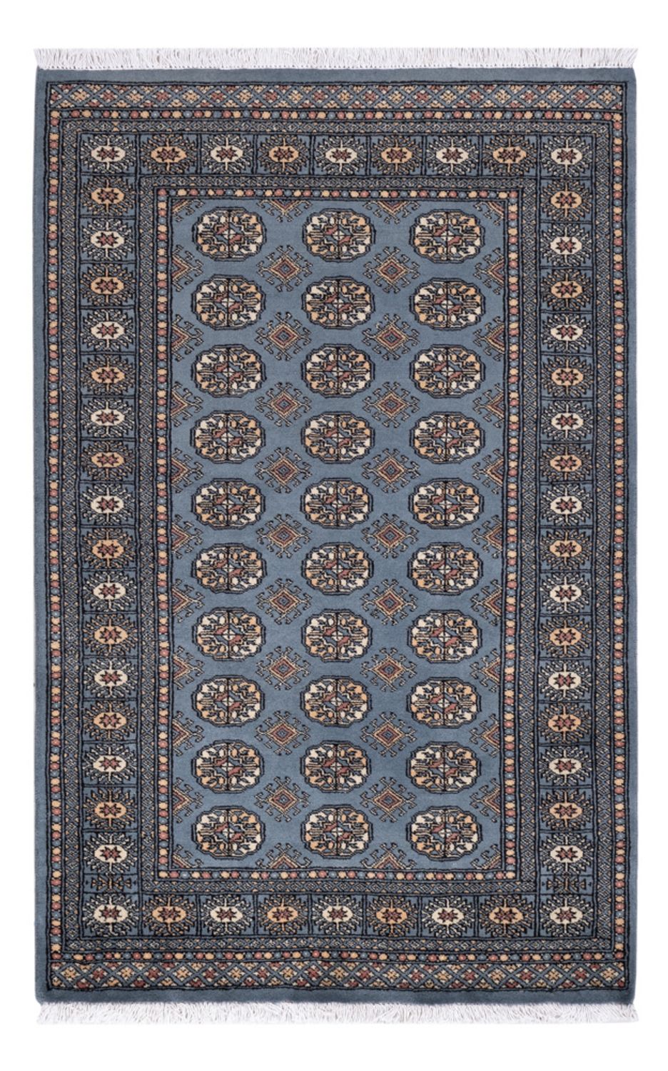 Pakistan Teppich - 190 x 124 cm - blau
