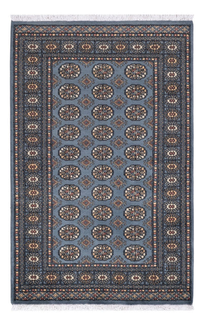 Pakistan Teppich 124x190cm - Orientteppich - blau