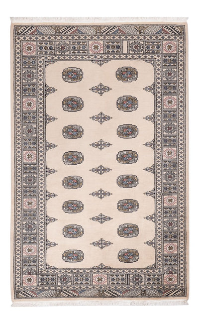 Pakistan Teppich 124x195cm - Orientteppich - beige
