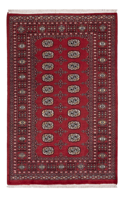 Pakistan Teppich 124x191cm - Orientteppich - rot