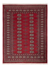 Tappeto Pakistani 137x179cm - Tappeto orientale - rosso - Rettangolo / Rosso / 137 x 179 cm Rettangolo