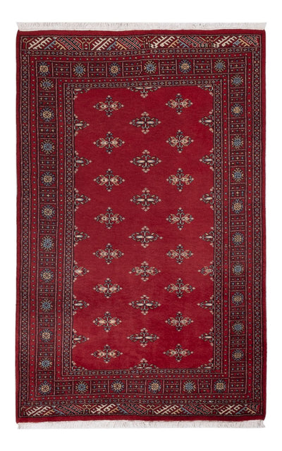 Pakistan Teppich 125x197cm - Orientteppich - rot