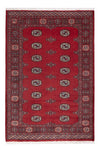 Tapis Pakistani 126x185cm - Tapis oriental - rouge - Rectangle / Rouge / 126 x 185 cm Rectangle