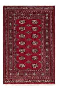 Tapis Pakistani - 182 x 124 cm - rouge