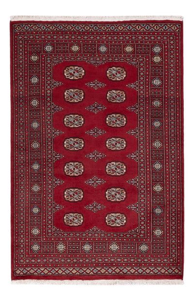 Pakistan Teppich 124x182cm - Orientteppich - rot