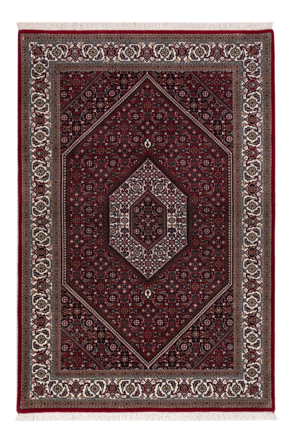 Orientteppich - Bidjar - Indus - 184 x 122 cm - dunkelbeige