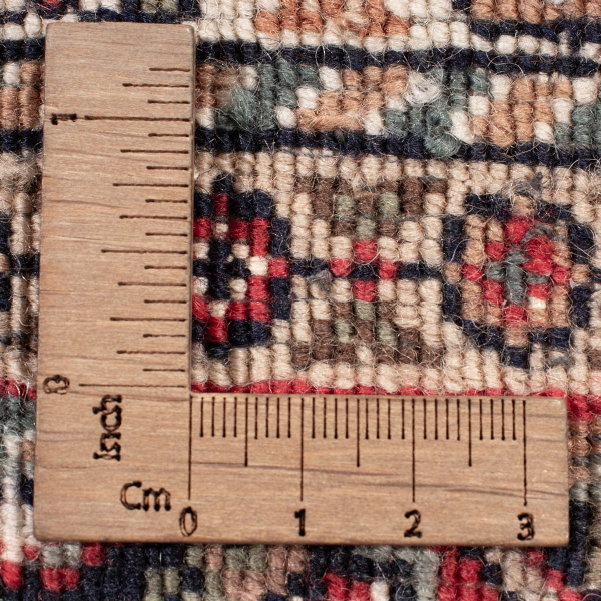 Tappeto orientale - Bidjar - Indo - 182 x 123 cm - beige scuro