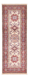 Kazak Tapis 74x207cm - Tapis oriental - beige - Tapis de couloir / Beige / 74 x 207 cm Tapis de couloir