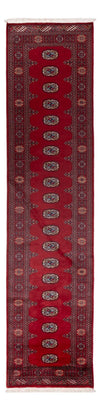 Tappeto Pakistani 77x343cm - Tappeto orientale - rosso - Passatoia / Rosso / 77 x 343 cm Passatoia