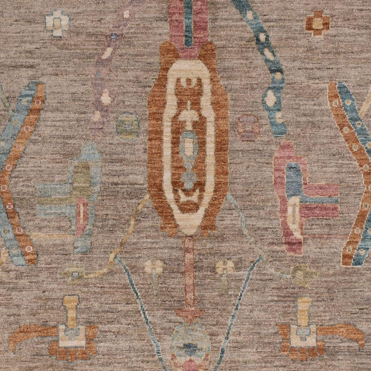 Ziegler Teppich - Usak - 301 x 204 cm - dunkelbeige