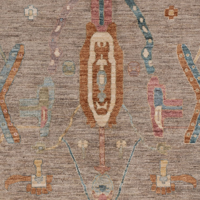 Ziegler Teppich - Usak - 301 x 204 cm - dunkelbeige