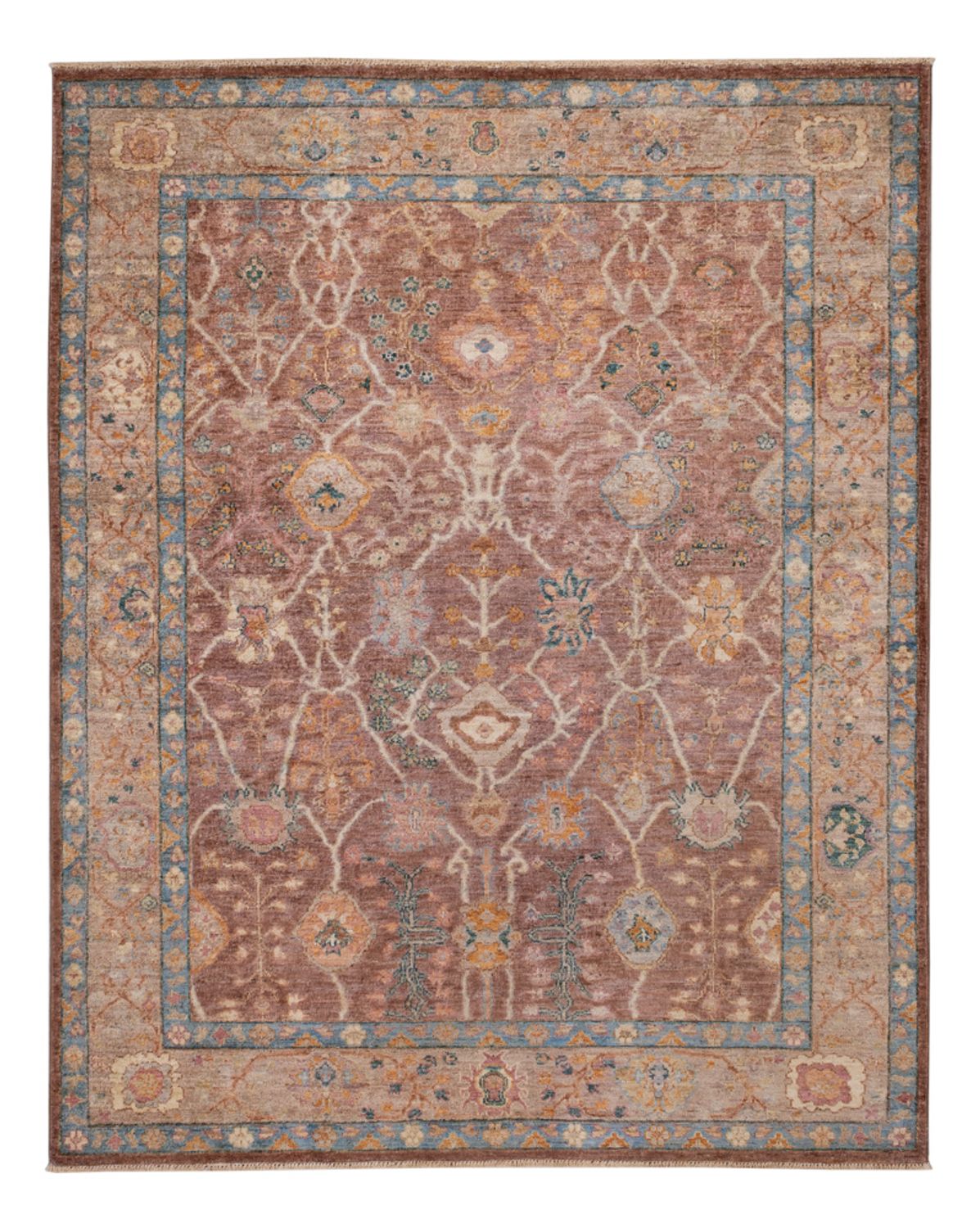 Ziegler Teppich - Usak - 194 x 152 cm - dunkelbeige