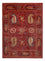 Designer Teppich - 350 x 260 cm - rot