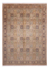 Tapis en soie du Cachemire Tapis 273x378cm - Tapis oriental - beige foncé - Rectangle / Beige foncé / 273 x 378 cm Rectangle