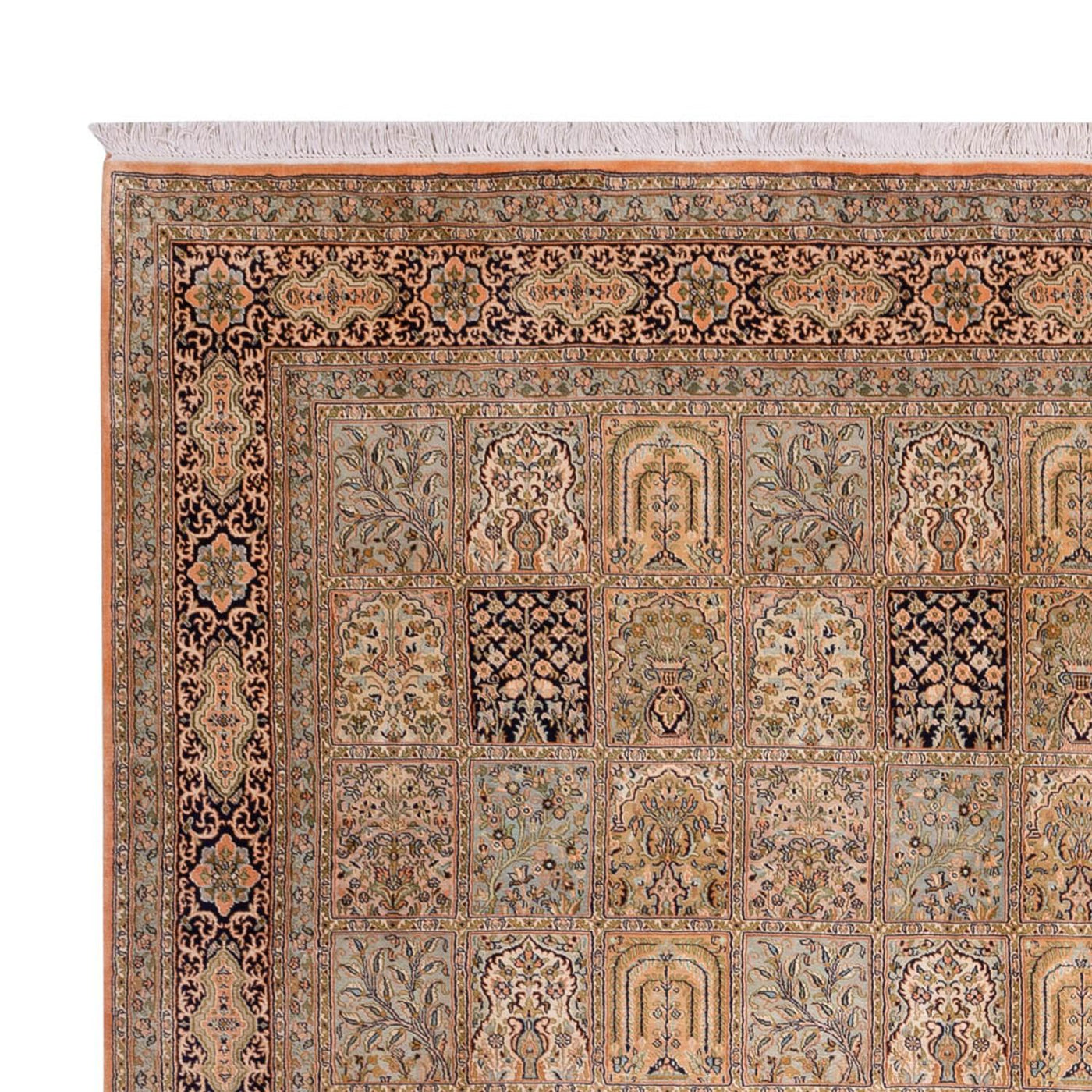 Seta del Kashmir Tappeto 378x273cm - Tappeto orientale