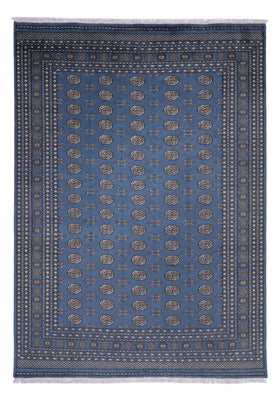 Afghan Teppich - Buchara - 341 x 240 cm - blau