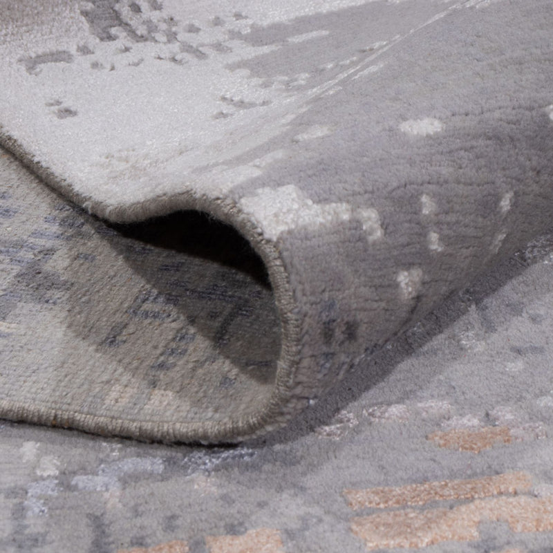 Designer Teppich - 359 x 255 cm - hellgrau