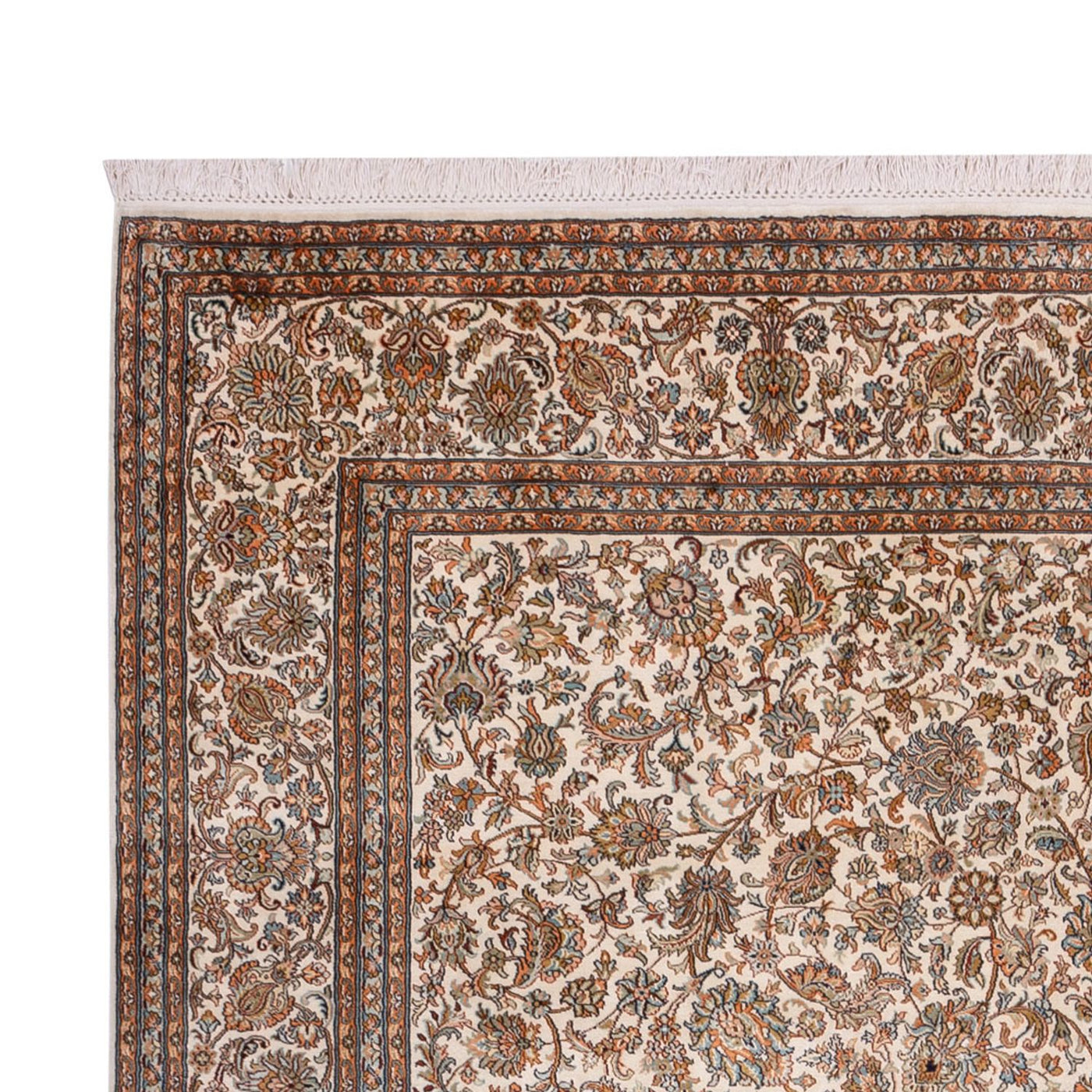 Seidenteppich - Kaschmir Seide - 349 x 247 cm - beige