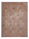 Tapis en soie du Cachemire Tapis 274x362cm - Tapis oriental - beige foncé - Rectangle / Beige foncé / 274 x 362 cm Rectangle