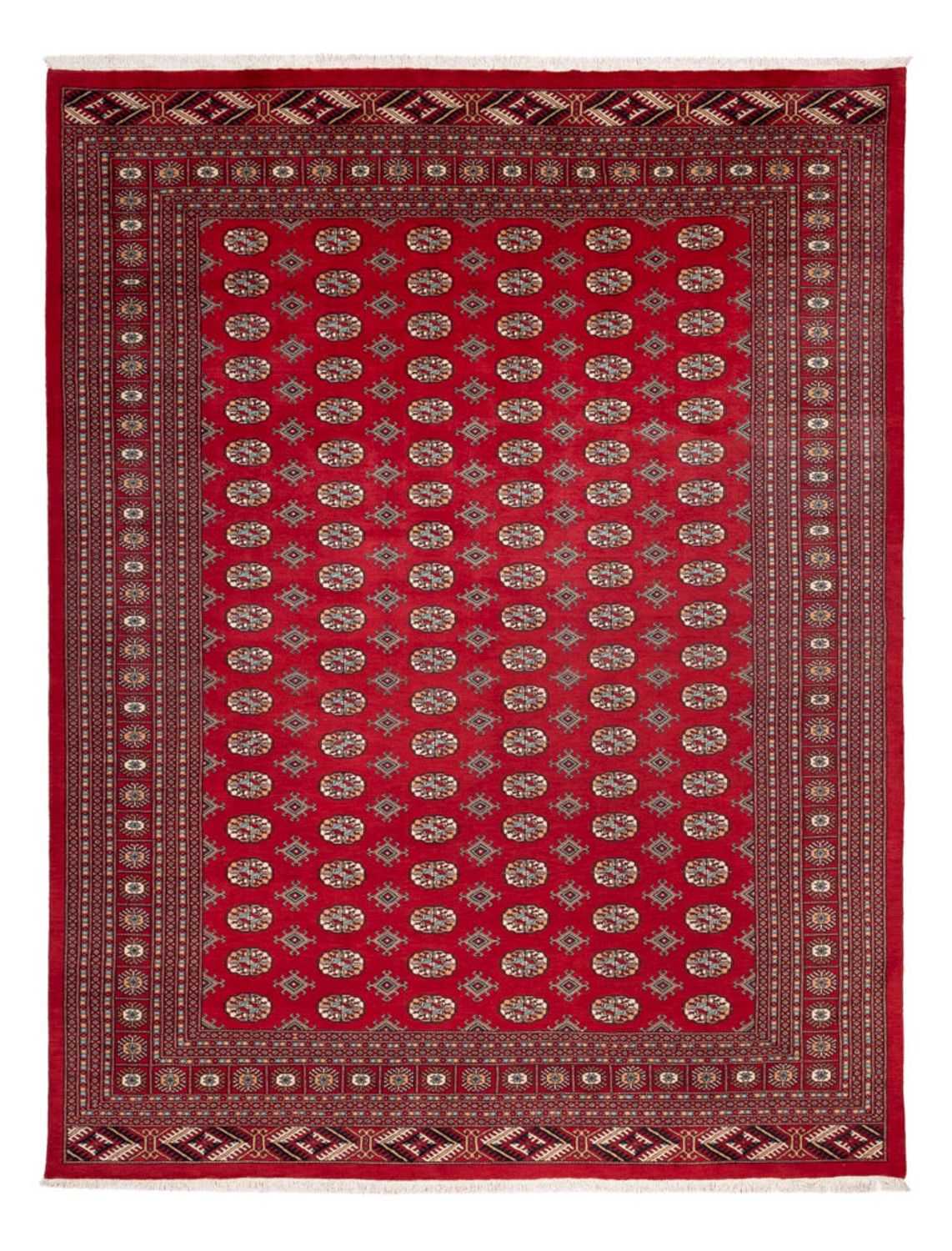 Afghan Teppich - Buchara - 354 x 275 cm - rot