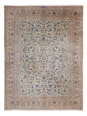Perserteppich - Keshan - 403 x 303 cm - beige