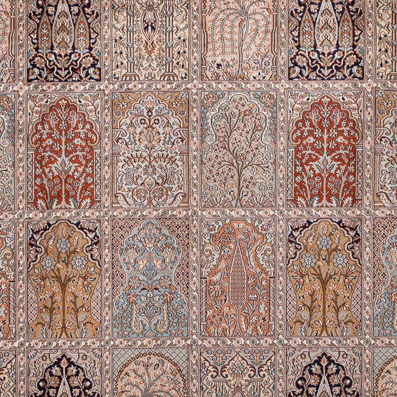 Seidenteppich - Kaschmir Seide - 372 x 277 cm - dunkelbeige