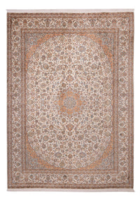Tappeto di seta - Seta del Kashmir - 347 x 247 cm - beige
